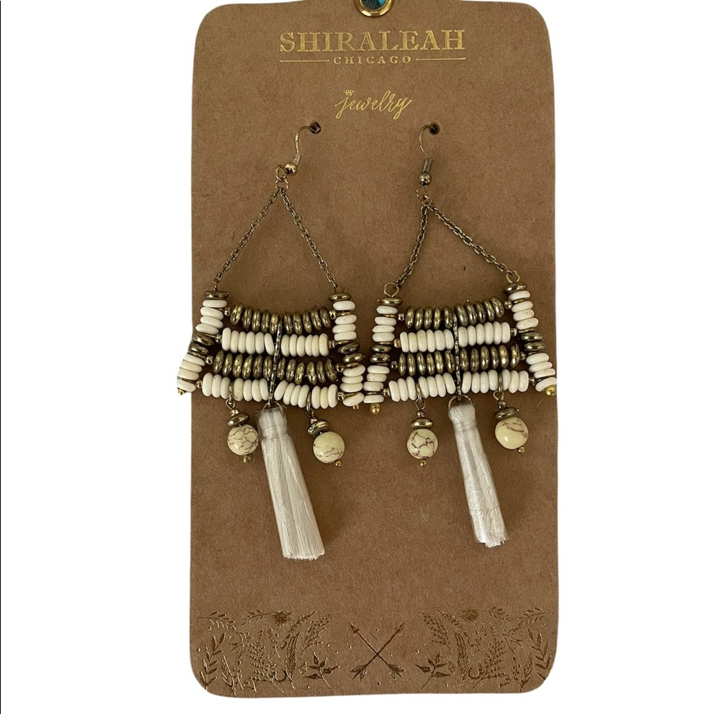 2 for $15 Shiraleah Ivory Fabia Earrings
